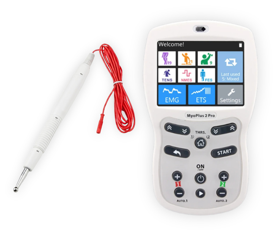 MyoPlus2Pro EMG Biofeeedback i FES stylulacja logopedia i stomatologia