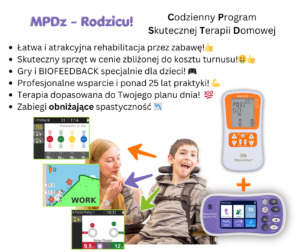 Emg biofeedback rehabilitacja MPDZ w domu