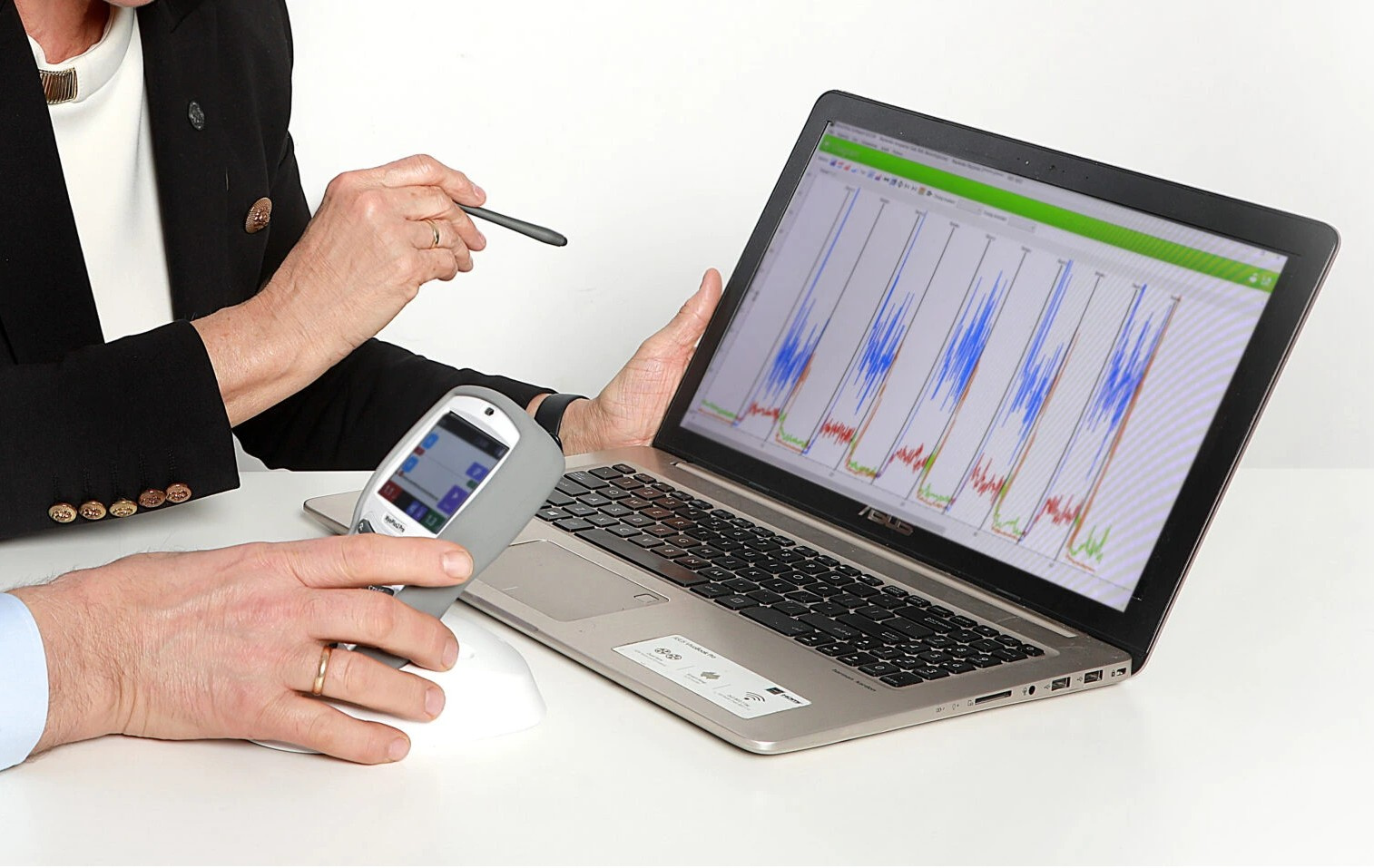 Rejestracja sygnałów EMG podczas oceny kierowcy