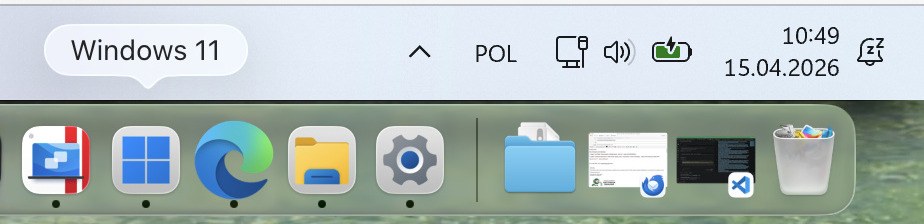 Uruchamianie Windows w Parallels Desktop